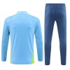 Manchester City Training Sweatshirts Quarter-zip 2024-25 Blaue Für Herren